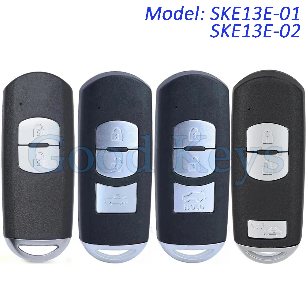 SKE13E-01 SKE13E-02 Smart Remote Key Fob for Mazda 3 6 CX-3 CX-4 CX-5 CX-9 MX-5 Axela Atenza 433MHz ID49