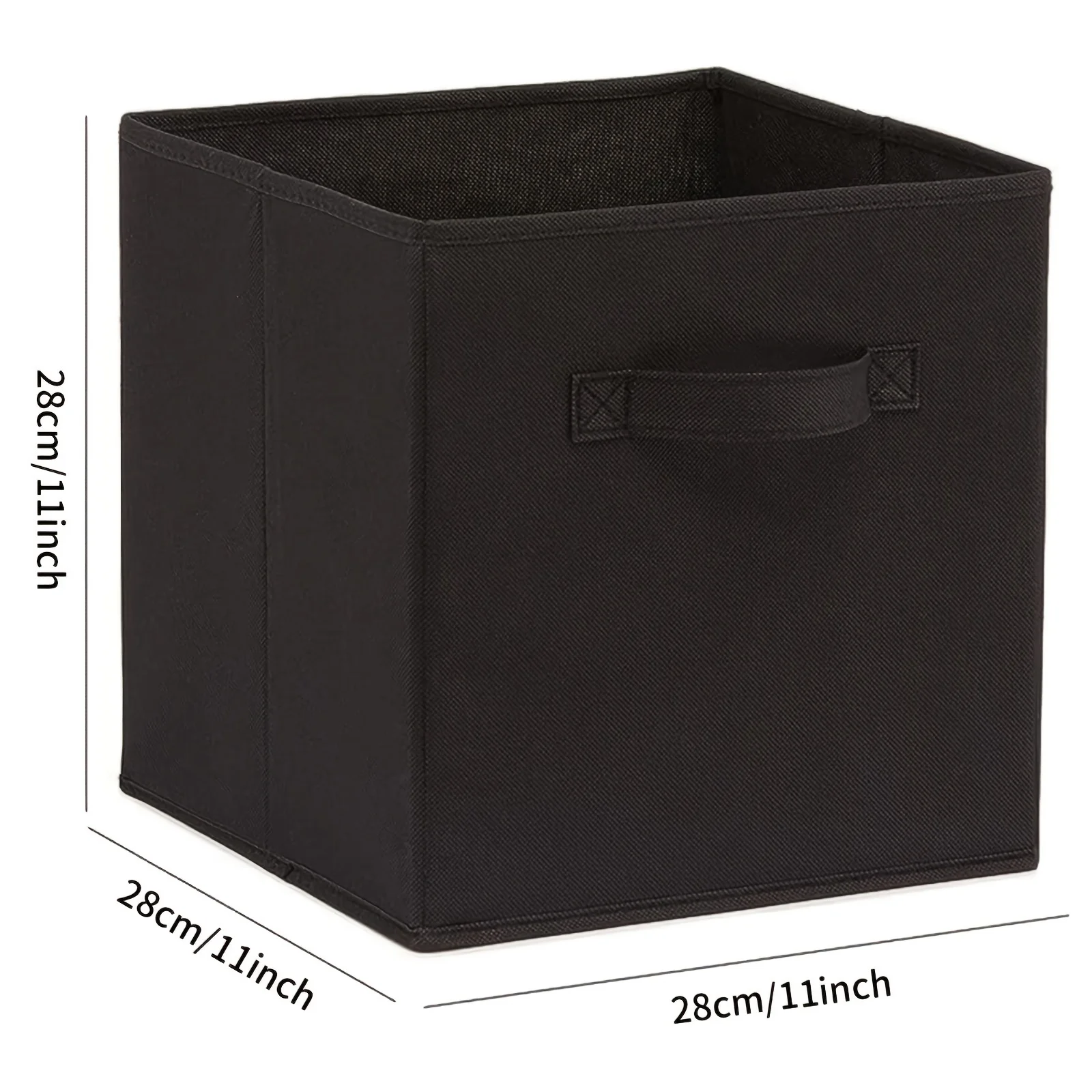Canvas Storage Box Foldable Storage Box Miscellaneous Box Drawer Organizer Portable Wardrobe Organizing Solution