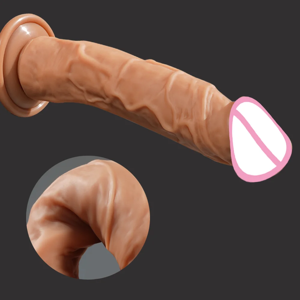 Realistic G-Spot Dildo with Suction Cup Silicone Penis Anal Dildo Adults Sex Toys for Women Man Strapon Dick Vagina Stimulator