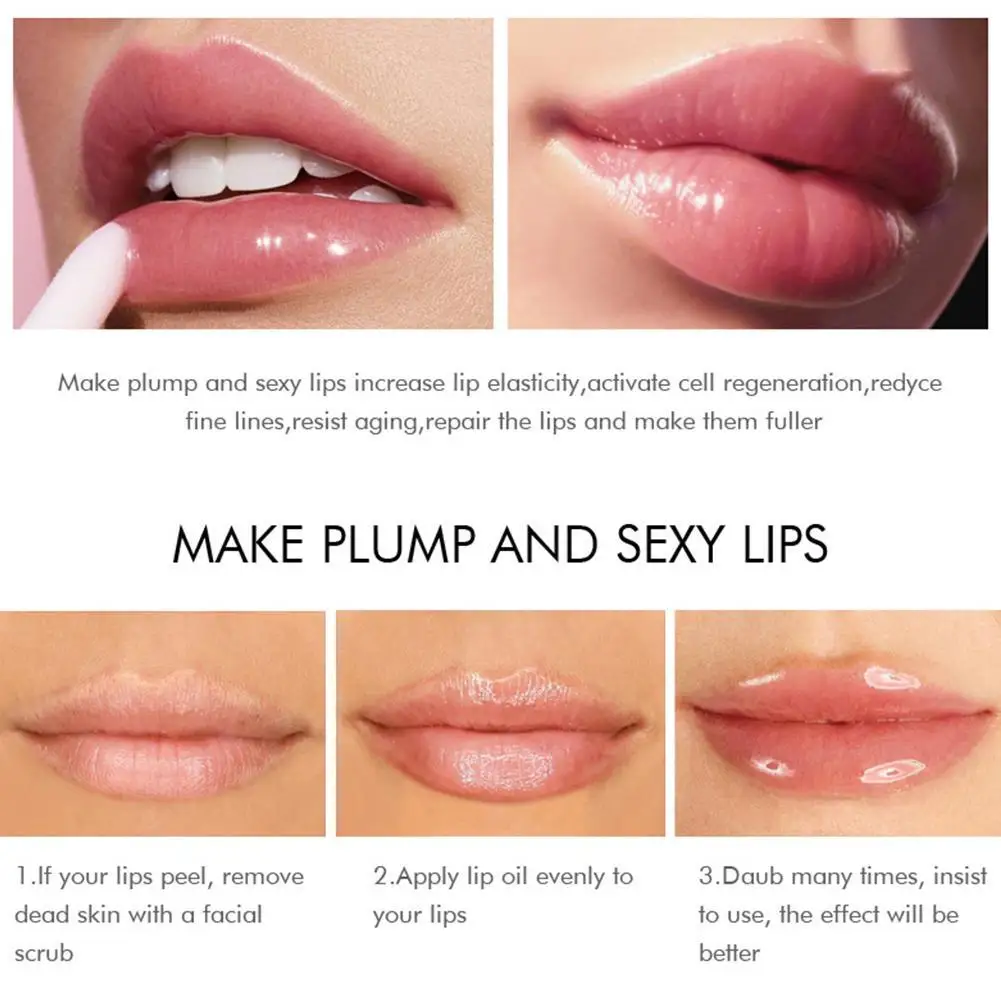Mini Capsule Instant Volumising Lip Plumper Glitter Shine Lip Balm Long Lasting Moisturizer Oil Temperature Change Lipgloss