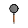20cm Cast Iron Fry Pan with Wooden Handle 2