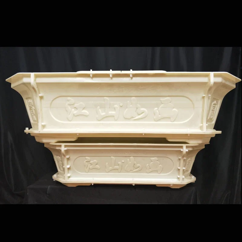ABS Plastic Concrete Vase Mold for Garden Decoration Durable Outdoors Bonsai DIY New Chinese Gardening Flower Pot Mould