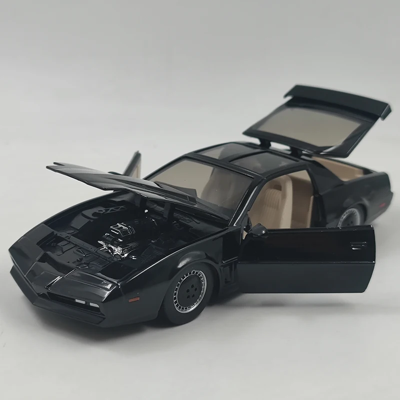 Diecast 1:24 Scale Knight Rider Sports Car Sedan Model Alloy Die