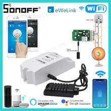 2022 Temperature Humidity Wifi Sensor Sonoff TH16 Smart Switch Monitoring Smart Home Automation Kit Works With Alexa Google Home