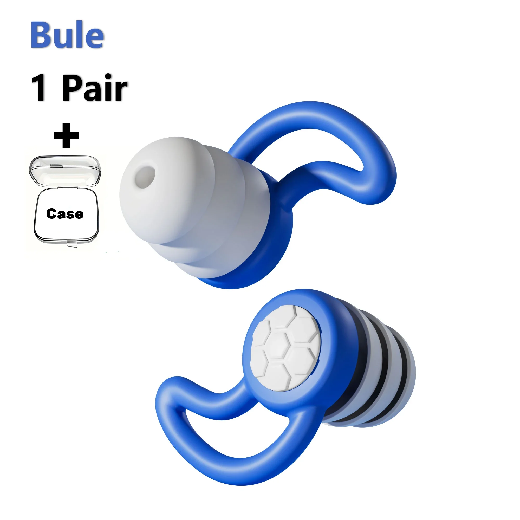Soft Silicone Earplugs - Noise Canceling, Comfortable Fit for Sleep and Swimming