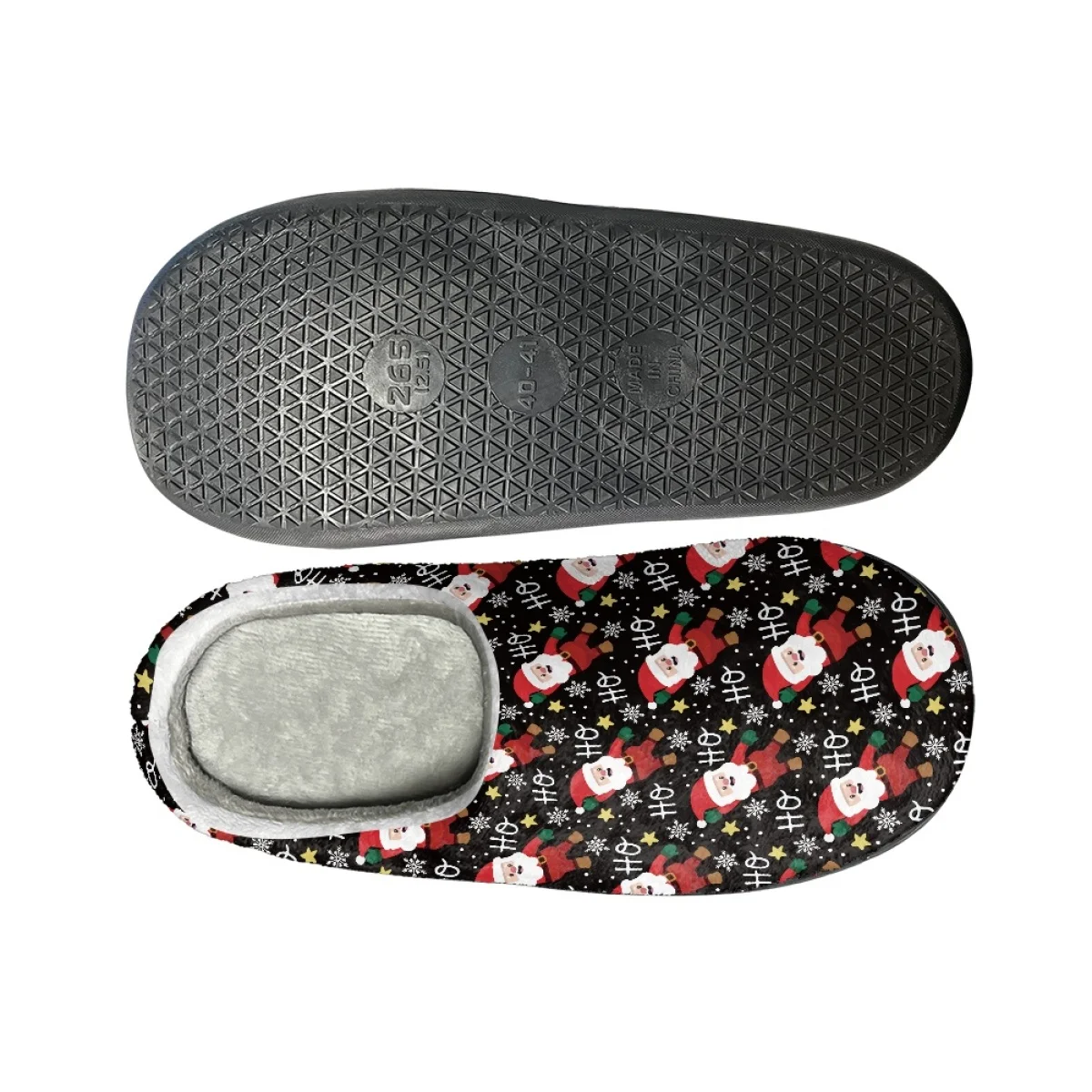 Winter Warm Couple Footwear Christmas Printed Women Flats Indoor Home Slides Dropshipping Casual Cozy Non Slip Cotton Slippers