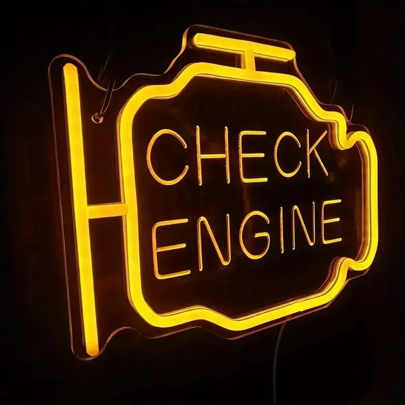 LED Garage Neon Signs Wall Art Gifts for Dad Wall Decor, USB Powered for Man Cave Auto Repair Shop Workshop Party Birthday Gift 4