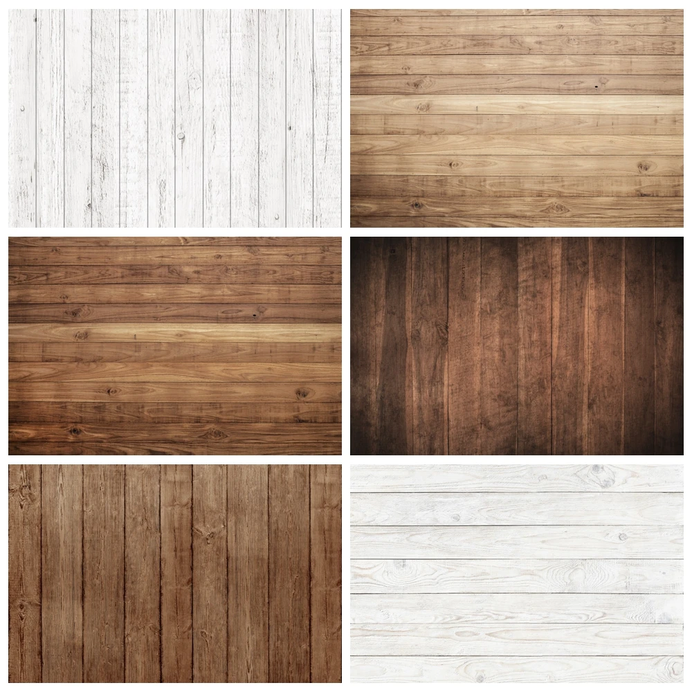 Photo Backdrop Rustic Wood Background For Baby Shower Birthday Party Kids Pets Portrait