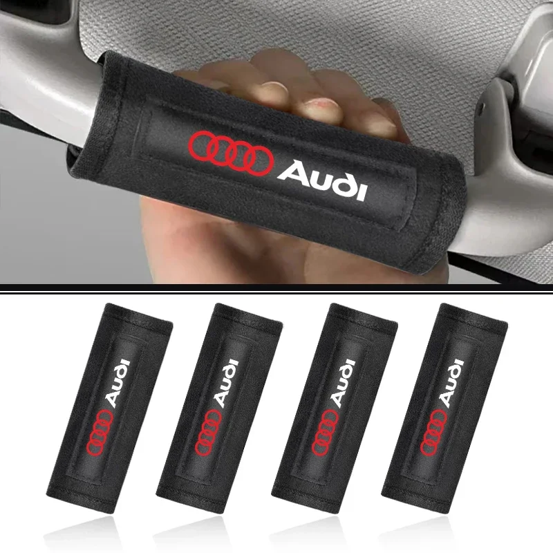 Universale Car Roof Pull Glove Maniglia Interna Della Porta Copertura Protettiva Per Audi S3 S5 S1 S4 S2 S6 Rs3 Rs4 Rs5 Rs6 Rs8 B8 B6 Tt A2 A3