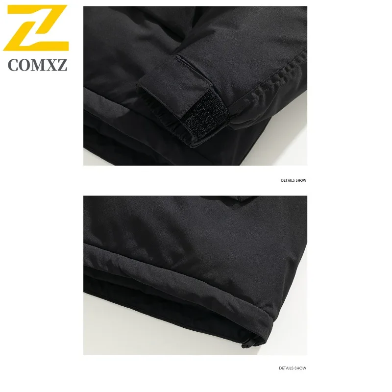 Men's Winter  Streetwear Cotton Jacket Waterproof Windproof Warm Casual Windbreaker Coat Spring Autumn Outdoor Hiking Camping