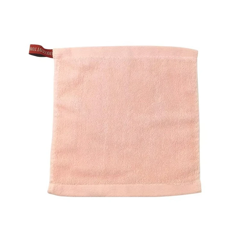 10pcs/lot 20x20cm 20g Small Square Towels Baby Children Towel Wash Face Towel for Kindergarten Kids Customer Logo 3 Colors 6