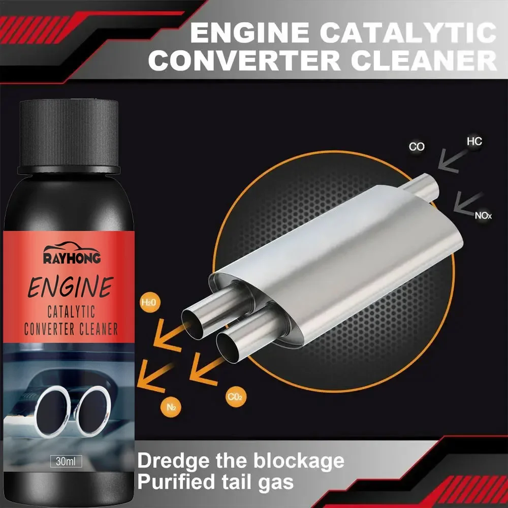 Catalytic Converter Cleaner Engine Boost Up Carbon Removal Reduce Fuels Consumption Diesel Car