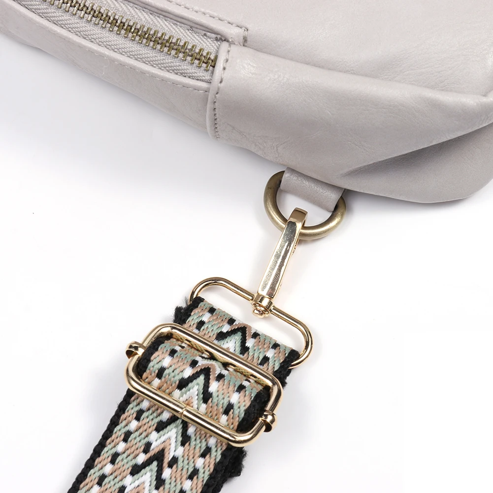 130cm Ethnic Style Wide Bag Strap DIY Replacement Crossbody Shoulder Bag Strap Adjustable Handle Band Handbag Belt Bag Parts
