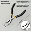 Deli Mini Pliers Making Pliers Precision Wire Cutters, Needle, Round & Bent Nose for Making, Chain Nose, Craft, Earring 3