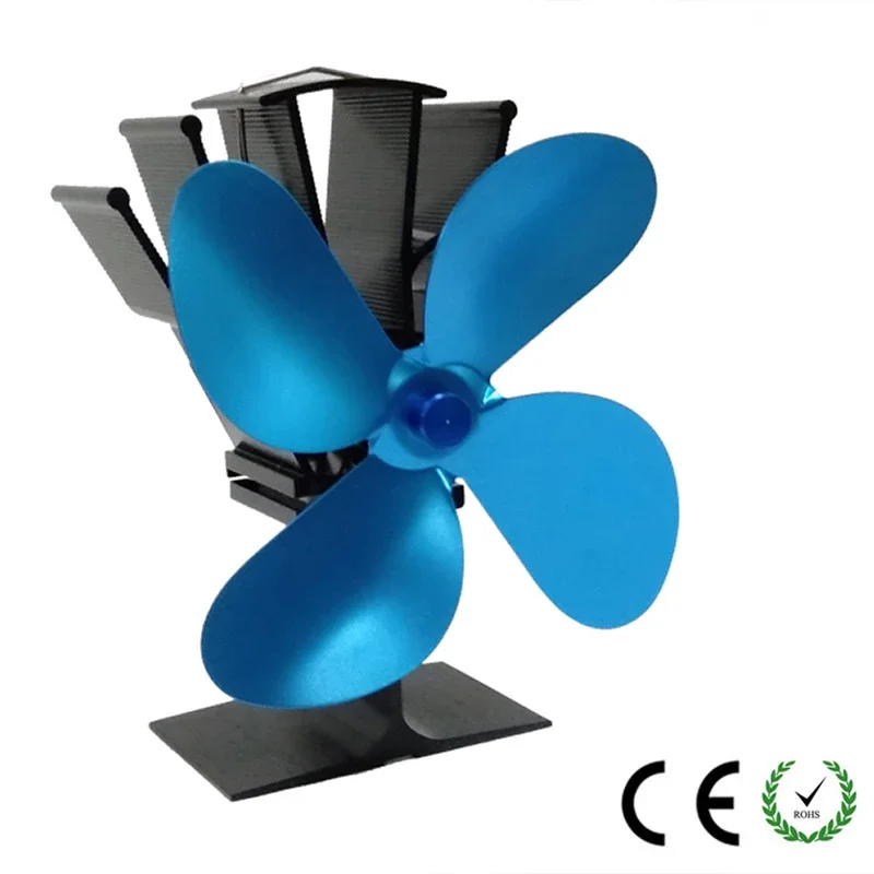 EcoFanForPelletStove5BladePelletStoveFanHeatPoweredHeat