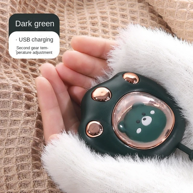 Mini chauffe-mains Portable 2 en 1, Rechargeable par USB, chauffage  électrique, mignon, pour l'extérieur - AliExpress