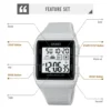 SKMEI 1960  LED Light Wristwatch reloj hombre Digital movement Mens Sport Watch Military Countdown Alarm Clock 5Bar Waterproof 5