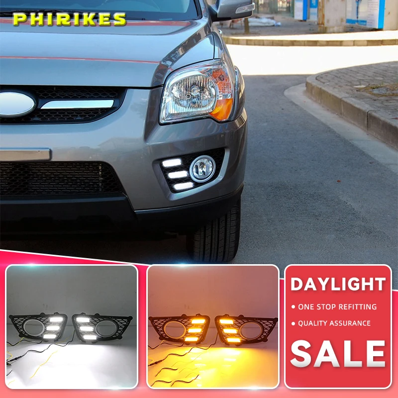 

Дневные ходовые огни для Kia Sportage 2009-2012 светодиодный 2 шт.