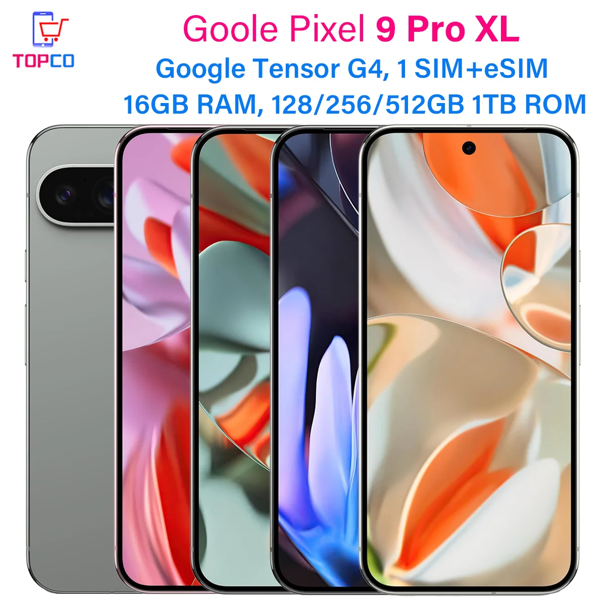 Google Pixel 9 Pro XL 128/256/512GB 5G 9pro XL 6.8