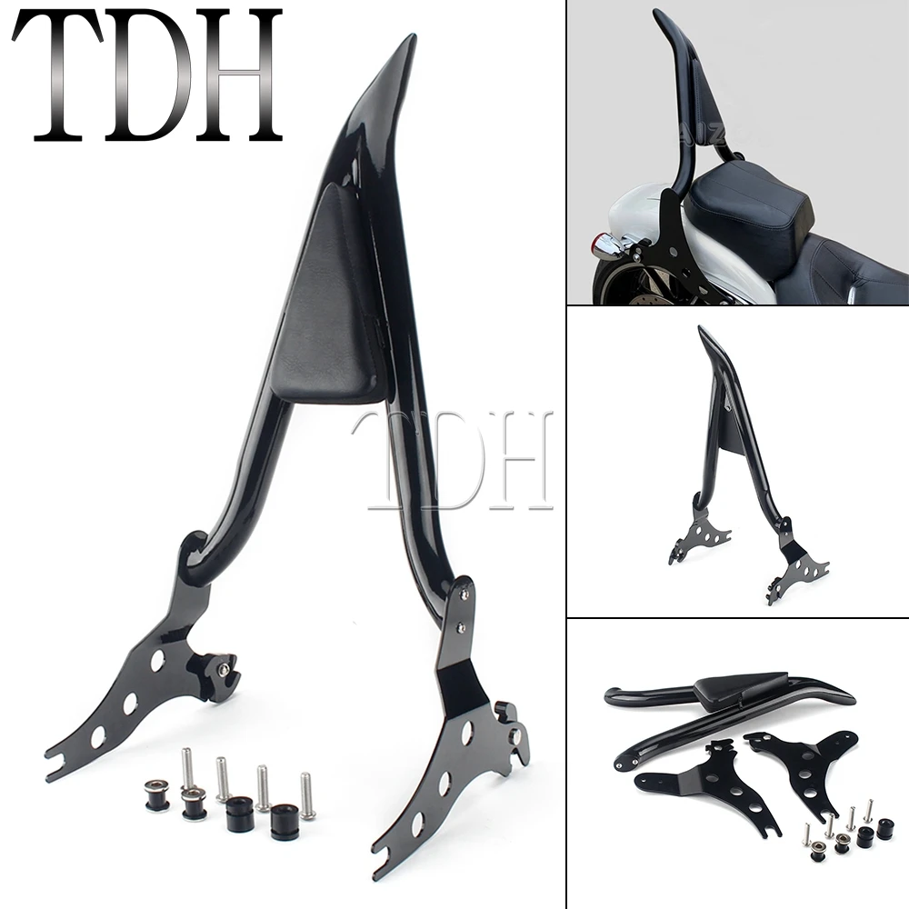 

Съемная спинка для мотоцикла, 22 дюйма, с подушкой, для Harley Softail breaker Fatboy FLFB FXBR FXBRS 114 2018-21