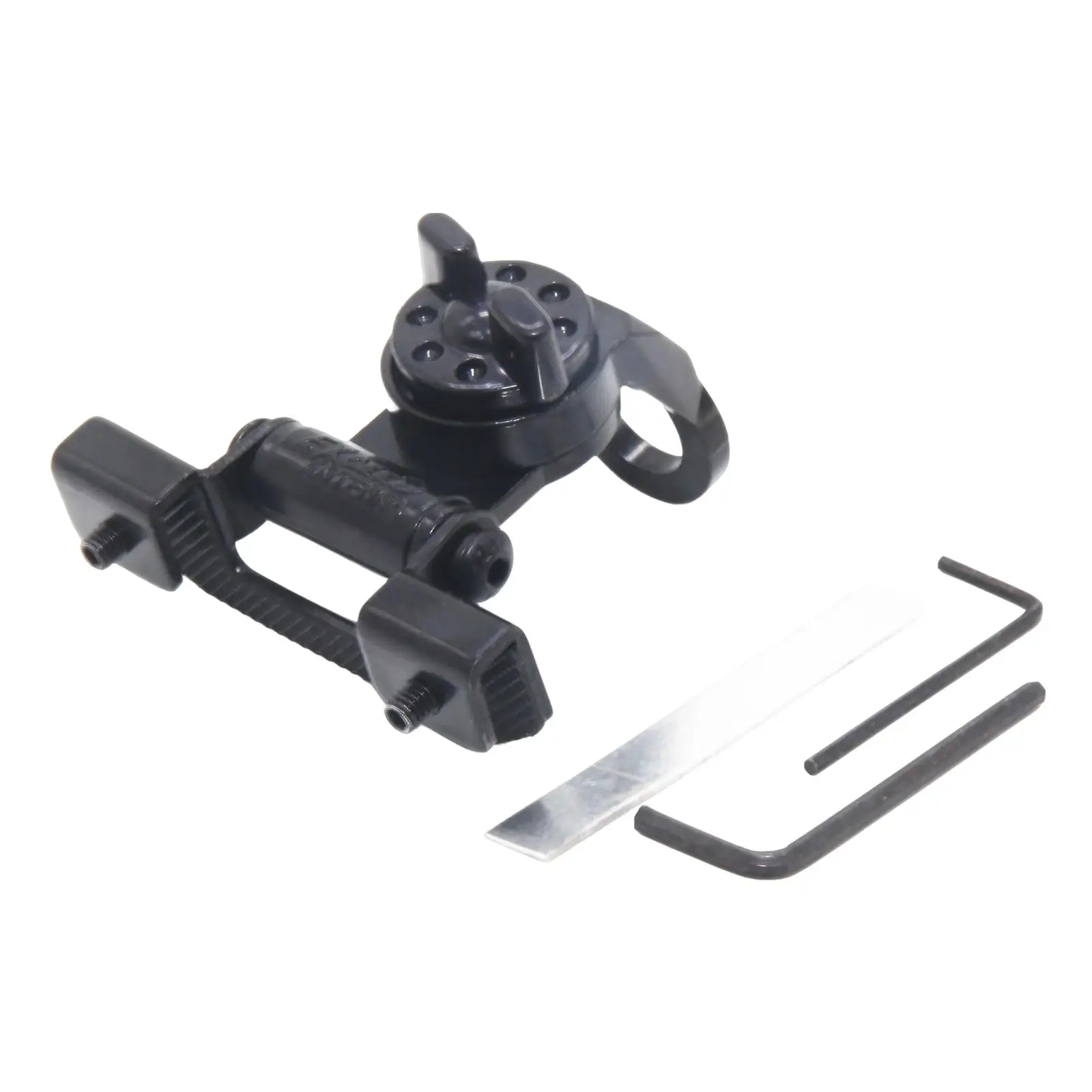 

for Em-81 Car Mobile Radio Antenna Bracket Base Clip Equipped with Dismantling Device Sturdy Metal Black Antenna Mounting Holder