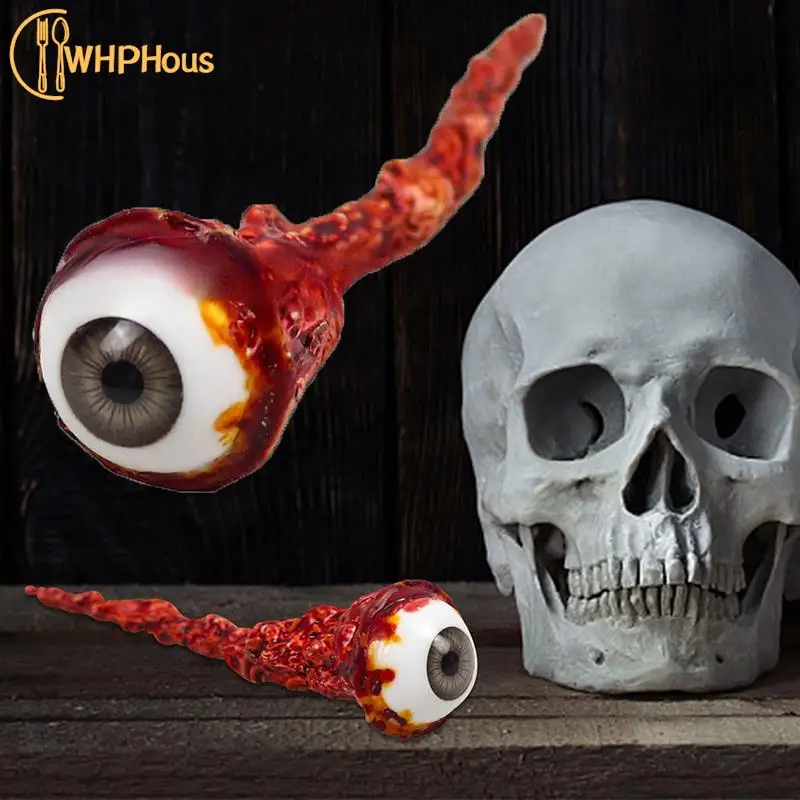 

Halloween Ripped Out Eyeball Horror Prop Realistic Life Bloody Ripped Out Eyeball Scary Decorate Cosplay Party