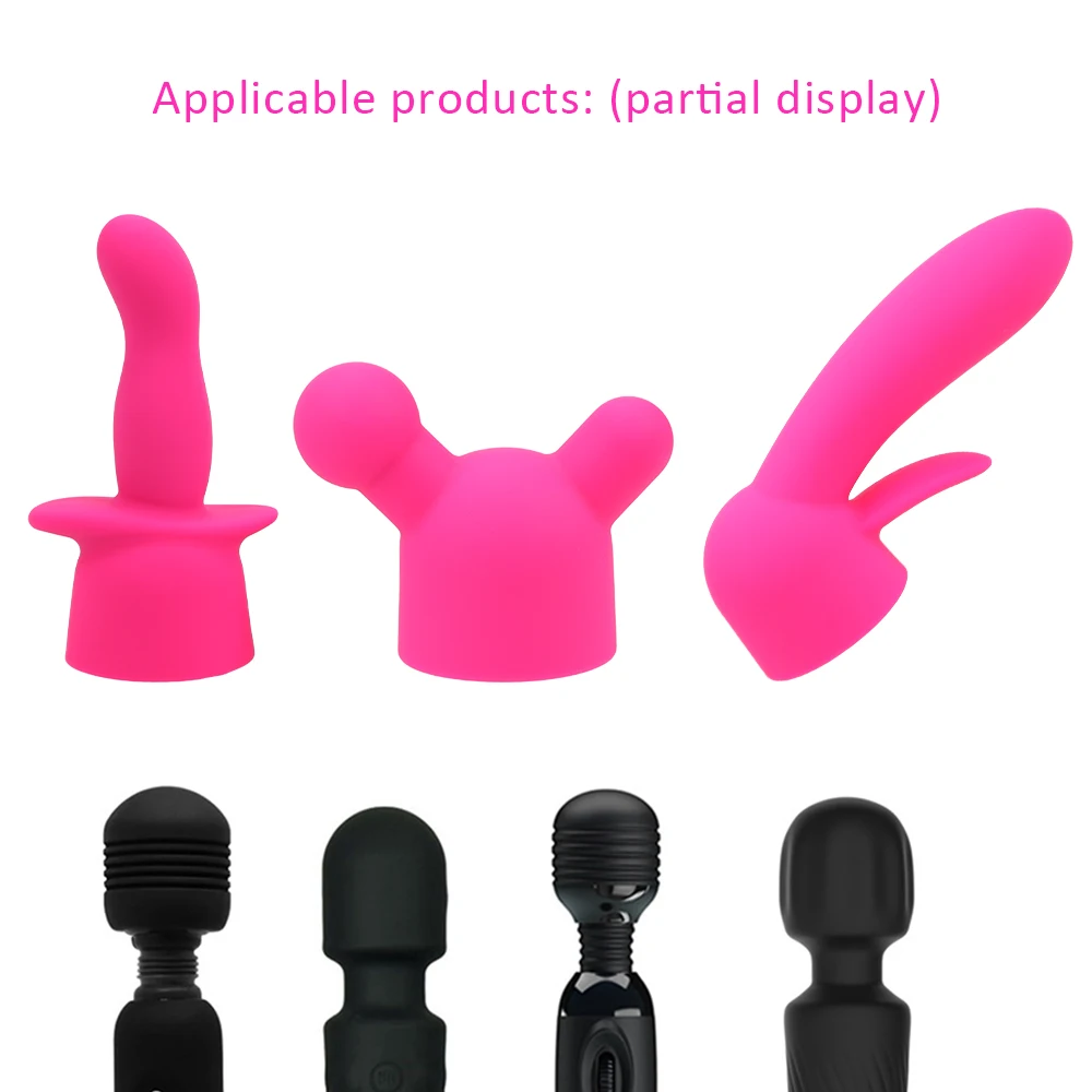 Copricapo Av Rod Head Cap Magic Wand Attachment Av Stick Vibratore Accessorio Sex Shop Sex Toys For Couples Vibratore Cap 18 +
