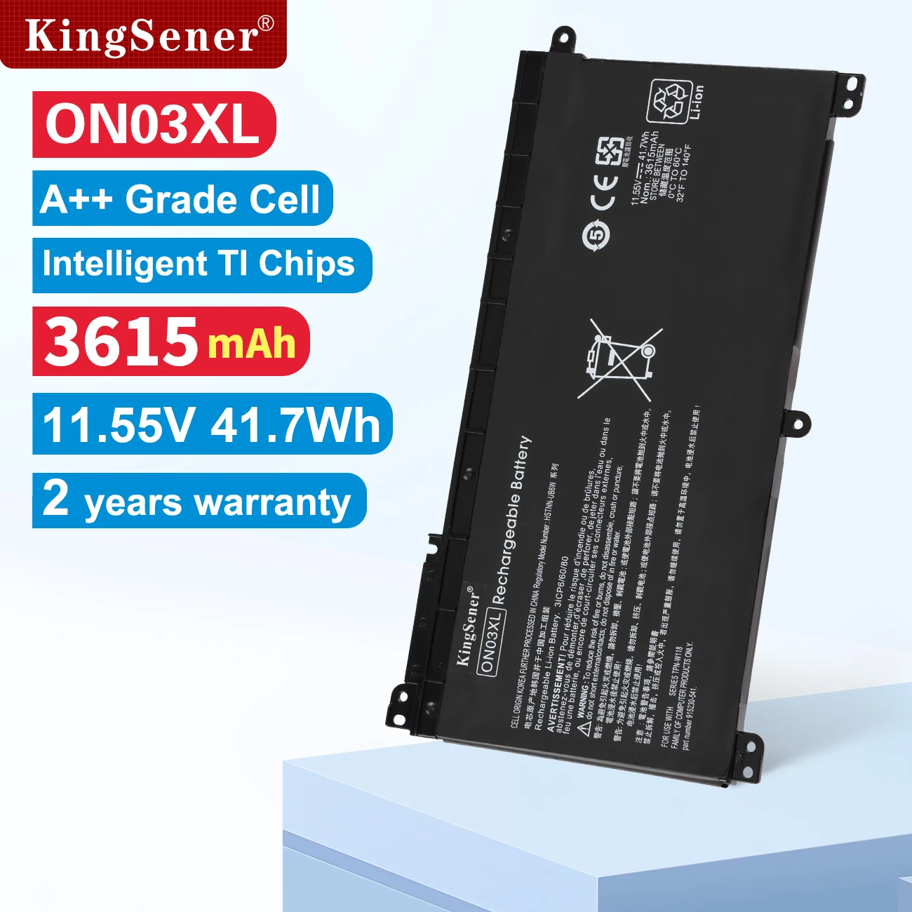 Bateria Kingsener para Pavilhão hp X360 13-u 13-u140tu U105dx M3-u001dx Hstnn-lb7p Tpn-w118 Tpn-q183 915230421 843537-421 On03xl