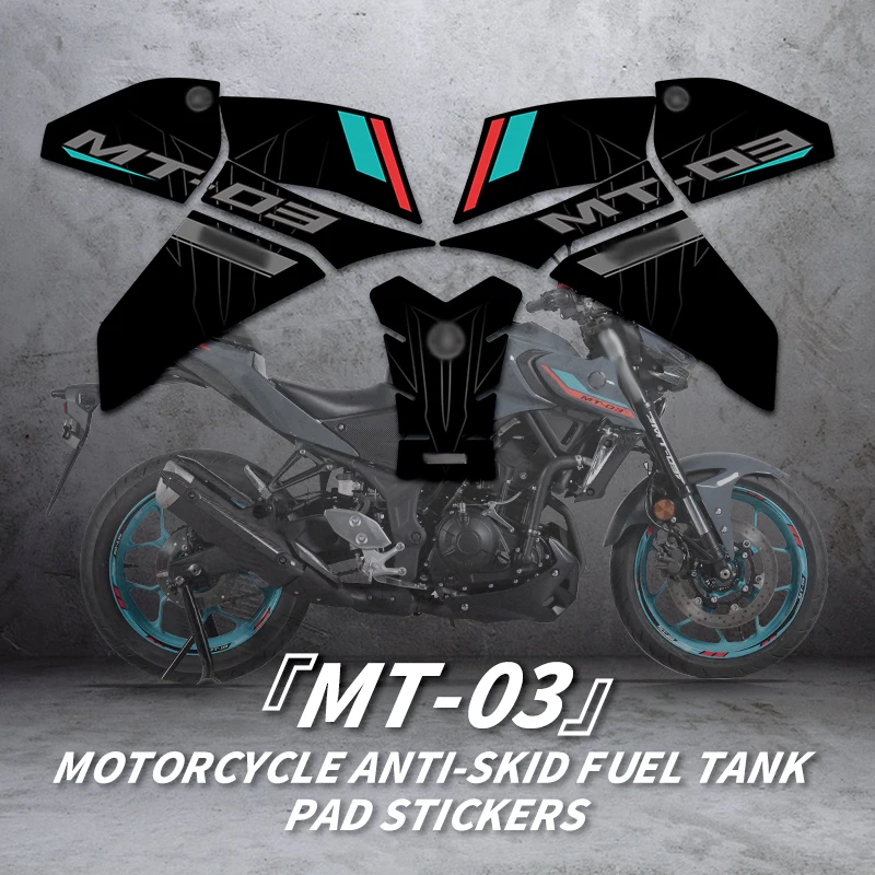 For YAMAHA MT03 Motorcycle Decoration Protective Decals Bike Fuel Tank Anti Wear Colorful Pad Kits Can Choose Color