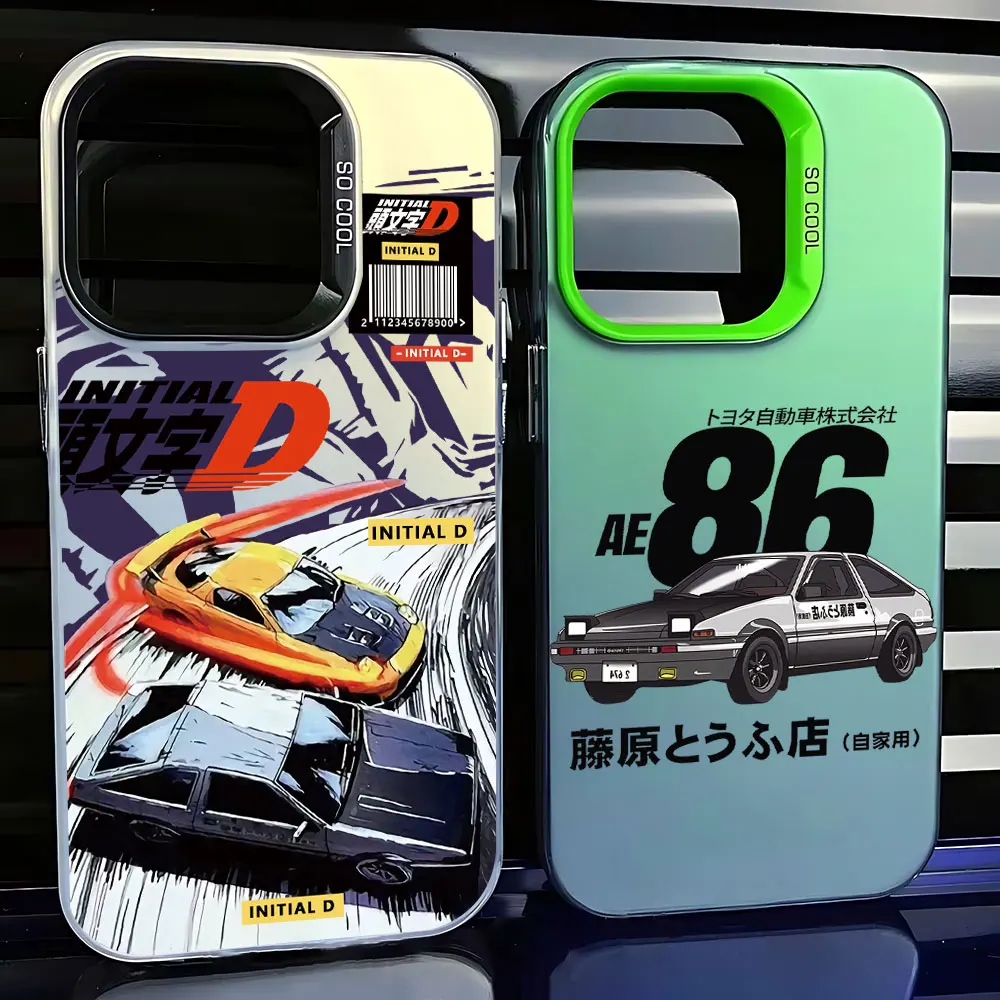 Anime Initial D AE86 Phone Case For iPhone 16 15 14 13 12 11 Pro