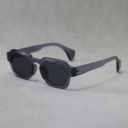 Vintage Square Sunglasses - Unisex Designer Fashion Retro Shades (Other)