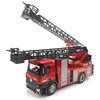 HUINA 1/14 RC Firefighter Truck 1561 RTR RC Fire Truck Toy Sprayable Scaling Ladder Light Sound RC Car Outdoor Toys Gifts Model 1