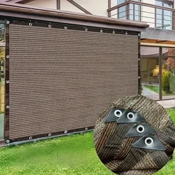 Durable Brown Outdoor UV Protection Sun Shade Canopy - 3*5M