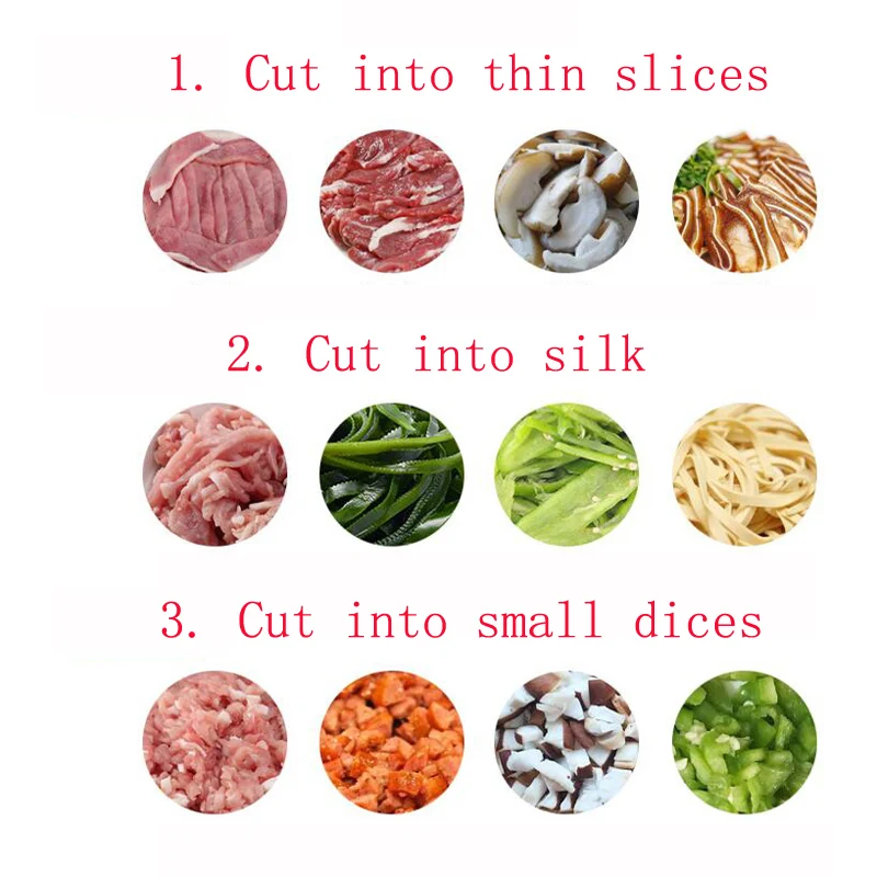 Commercial Desktop Electric Small Meat Cutting Machine Fresh Pork Chicken beef Meat Cutting Machine fish slicer machine For Home 4