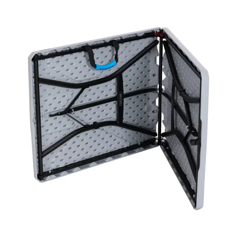 Description Picture 4 of item5-Foot Fold-in-Half  Table, Gray (80861) office desk  study desk  computer desk  wood desk  office table