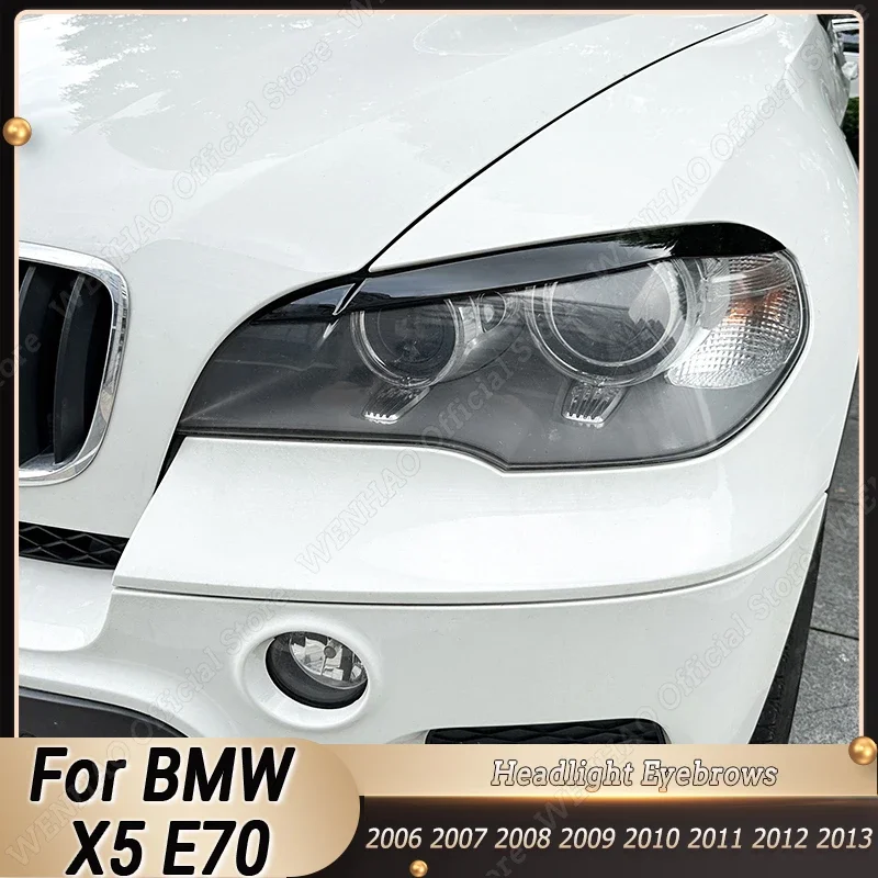 Carbon Headlight Eyelids For BMW X5 E70 2007-2013