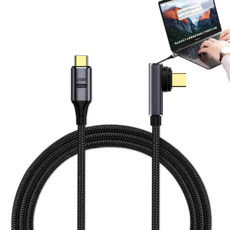 

Магнитный зарядный кабель с разъемами типа C и USB Type-C, 100 Вт, 20 Гбит/с