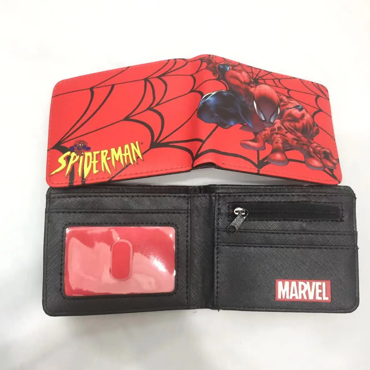 thumbnail image 1 of Cartera de Spiderman para niños, 41 tipos, monedero para tarjetas, regalo de Navidad, 1 of 5