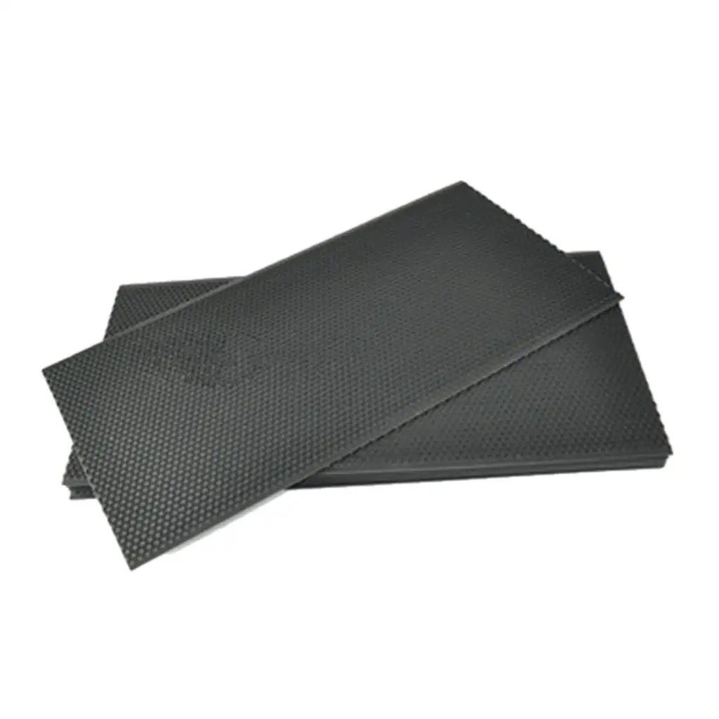 Plastic Beekeeping Foundation Sheet Black Honeycomb Bee Wax Raising Tools for Hive Box for Beekeeper