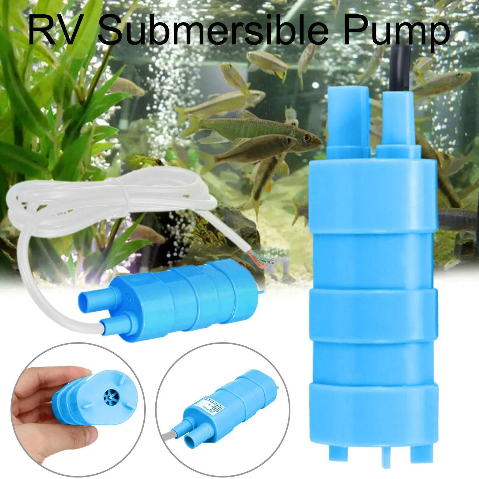 For Camper Caravan 12v Motorhome High Flow Submersible Water Pump Whale