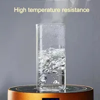 Tasse carrée en verre à café résistante à la chaleur, avec couvercle et paille, transparente, pour thé au lait, jus, tasse à café pour la maison, Bar, verres, 1 pièces 6
