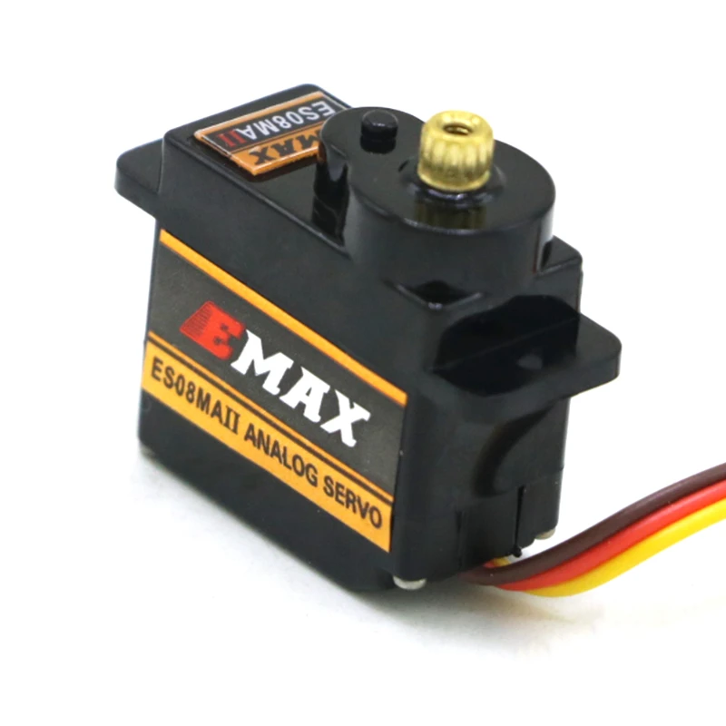 2026 New EMAX ES08MAII 12G Mini Metal Gear Analog Servo RC Hobby Simulation Servo for Car Boat Helicopter Airplane thumbnail 4