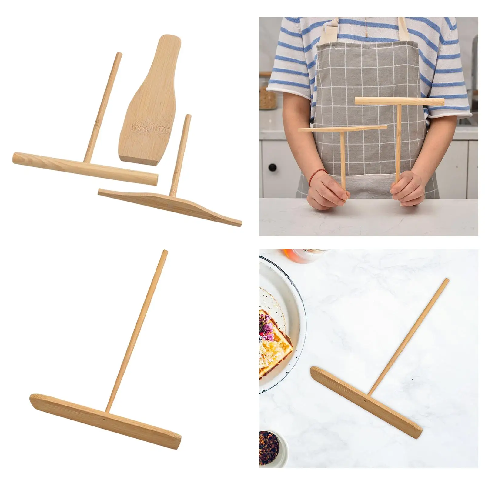 Pancake Tool Pancake Fruit Rake Portable Non Stick Crepes Spreader For Restaurant