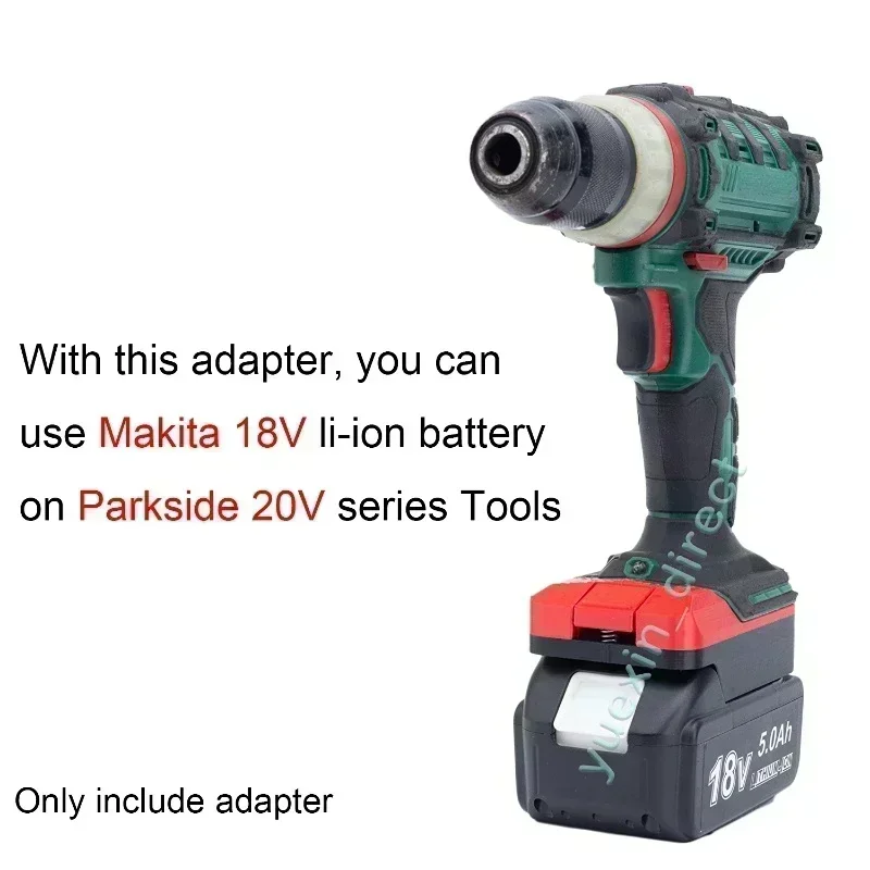 Battery Adapter Converter MT For Makita 18V BL Li-ion Battery To Parkside Lidl X20V Performance Power Drill Tools Cordless battery adapter converter for aldi ferrex activ energy 20v lithium to for lidl parkside x20v cordless tools adapter only