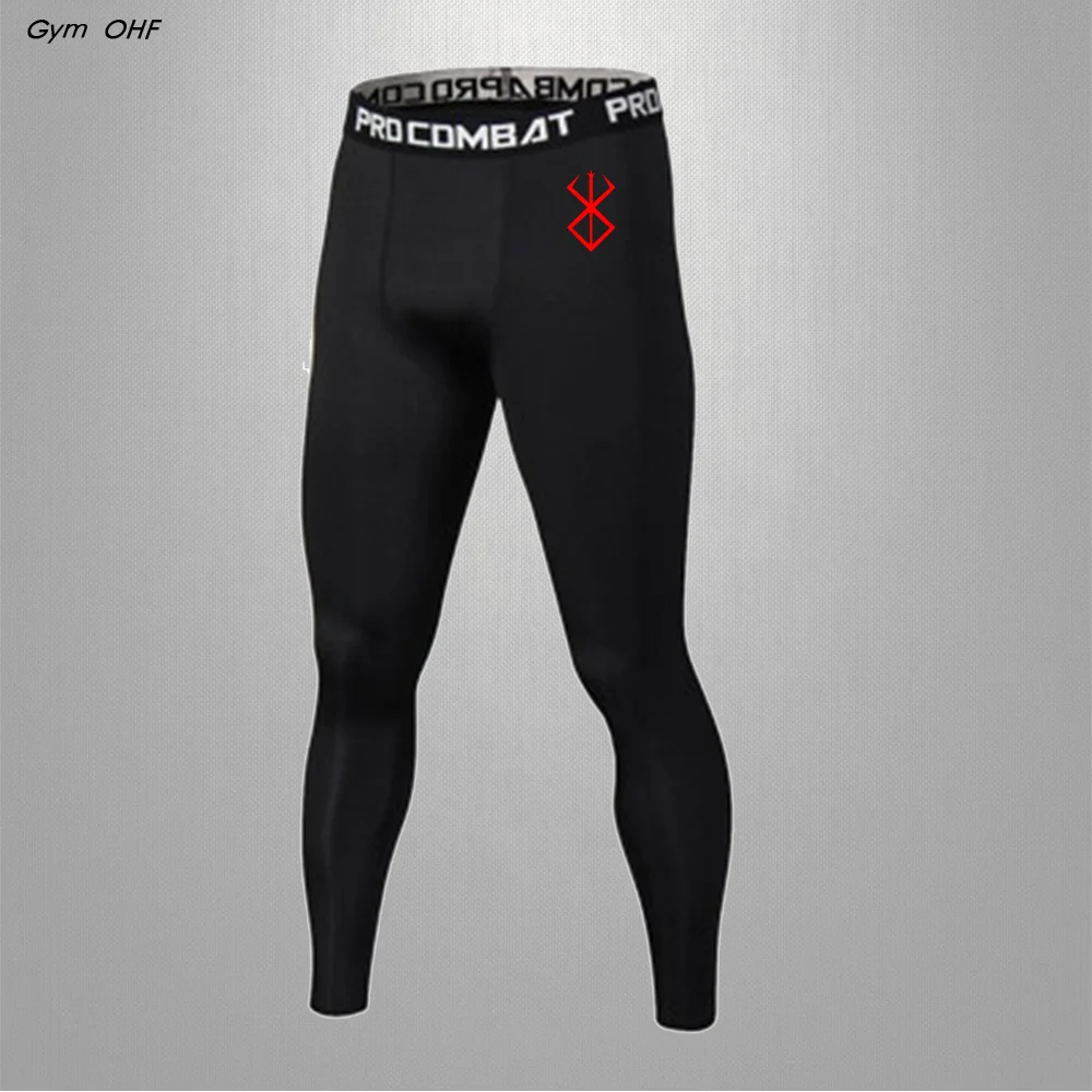 Men Gym Compression Pants Quick Dry Running Tights