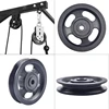 100mm Rope Pulley, Wire Rope Reel Nylon Pulley for Ropes DIY Gym Fitness Equipment Cable Machine Wire Rope Pulley Reel 24BD 1