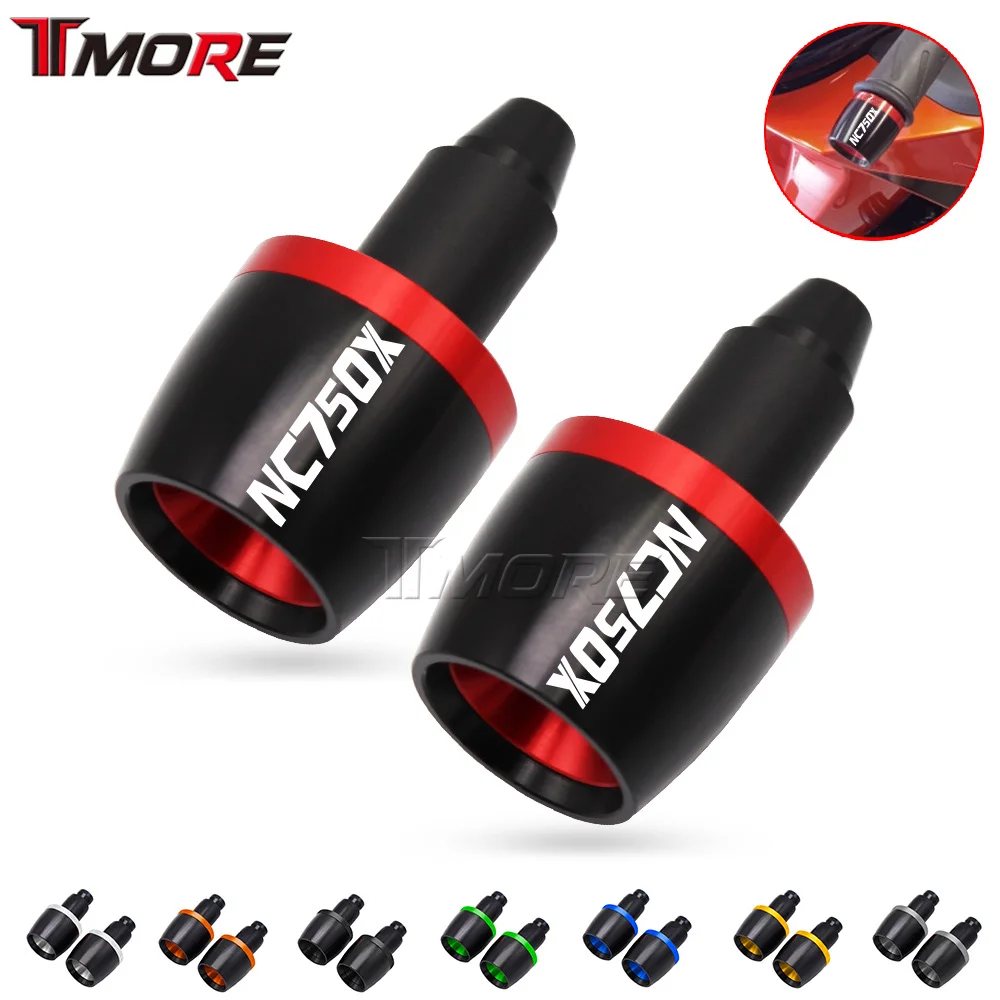 

For Honda NC750X NC750 X NC 750X Motorcycle CNC Aluminum Universal Handlebar Grips Bar Ends Cap Counterweight Plug Slide