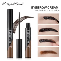 Peel-off Eyebrow Gel Natural Brow Tattoo Black Brown Tint Makeup Waterproof Lasting Eye Brow Enhancers Liquid Gel Tear Wear Easy 5