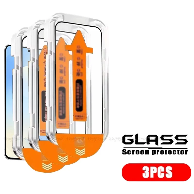 Premium 9H Tempered Glass Screen Protector - Easy Installation, Dust-Free (1-4 Pack)