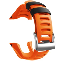 Enhanced Silicone Watch Band Replacement Bracelet - Suunto Ambit 2S 2R (Orange 2)